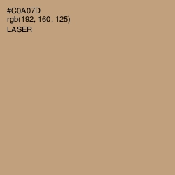 #C0A07D - Laser Color Image