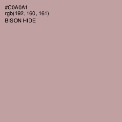 #C0A0A1 - Bison Hide Color Image