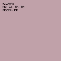 #C0A0A9 - Bison Hide Color Image