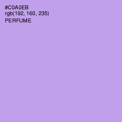 #C0A0EB - Perfume Color Image