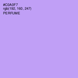 #C0A0F7 - Perfume Color Image