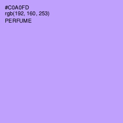 #C0A0FD - Perfume Color Image