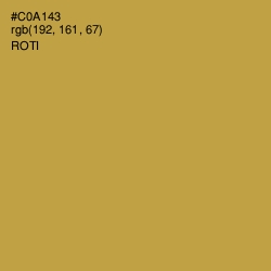 #C0A143 - Roti Color Image