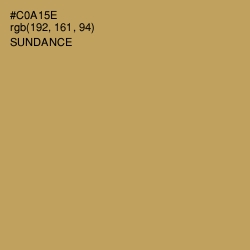 #C0A15E - Sundance Color Image