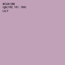 #C0A1B8 - Lily Color Image