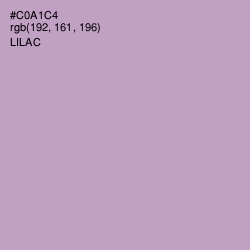 #C0A1C4 - Lilac Color Image