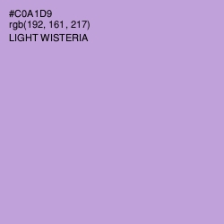#C0A1D9 - Light Wisteria Color Image