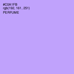 #C0A1FB - Perfume Color Image