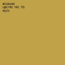 #C0A249 - Roti Color Image