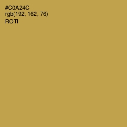 #C0A24C - Roti Color Image