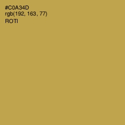 #C0A34D - Roti Color Image