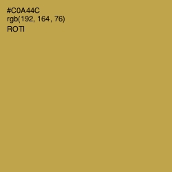 #C0A44C - Roti Color Image