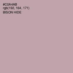 #C0A4AB - Bison Hide Color Image