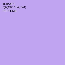 #C0A4F1 - Perfume Color Image