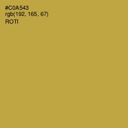 #C0A543 - Roti Color Image
