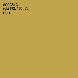 #C0A54C - Roti Color Image