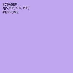 #C0A5EF - Perfume Color Image