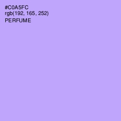 #C0A5FC - Perfume Color Image