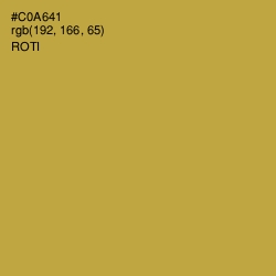 #C0A641 - Roti Color Image