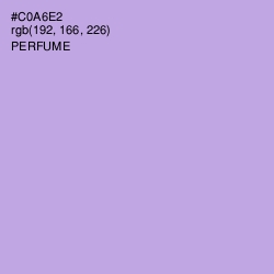 #C0A6E2 - Perfume Color Image