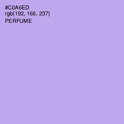 #C0A6ED - Perfume Color Image