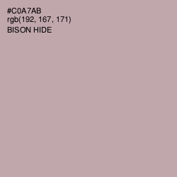 #C0A7AB - Bison Hide Color Image