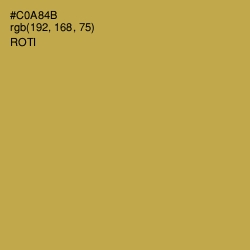 #C0A84B - Roti Color Image