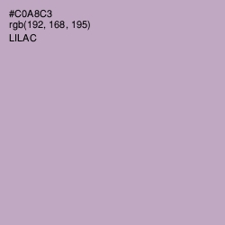#C0A8C3 - Lilac Color Image