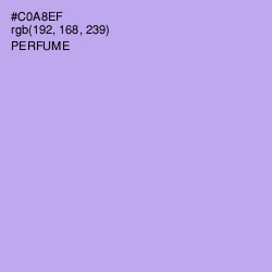 #C0A8EF - Perfume Color Image