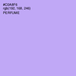 #C0A8F6 - Perfume Color Image