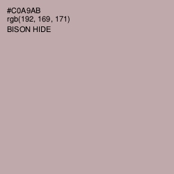 #C0A9AB - Bison Hide Color Image