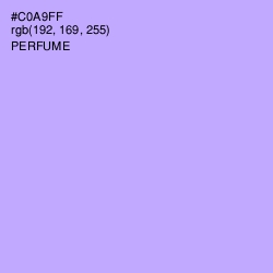 #C0A9FF - Perfume Color Image