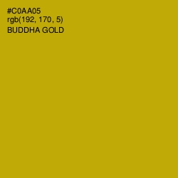 #C0AA05 - Buddha Gold Color Image