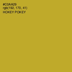 #C0AA29 - Hokey Pokey Color Image