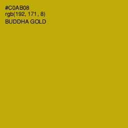 #C0AB08 - Buddha Gold Color Image