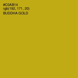 #C0AB14 - Buddha Gold Color Image