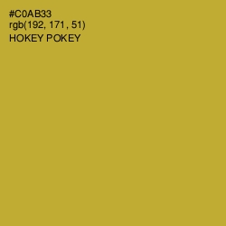 #C0AB33 - Hokey Pokey Color Image