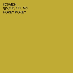 #C0AB34 - Hokey Pokey Color Image