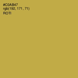 #C0AB47 - Roti Color Image