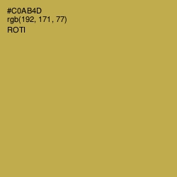 #C0AB4D - Roti Color Image