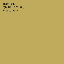 #C0AB5C - Sundance Color Image