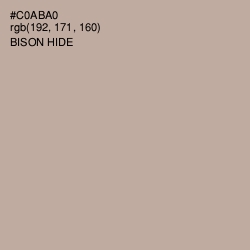 #C0ABA0 - Bison Hide Color Image