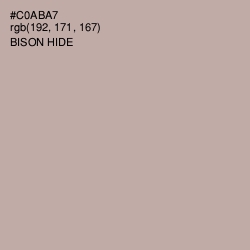 #C0ABA7 - Bison Hide Color Image