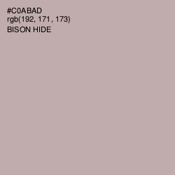 #C0ABAD - Bison Hide Color Image