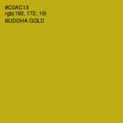 #C0AC13 - Buddha Gold Color Image