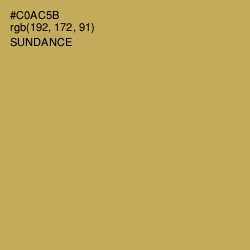 #C0AC5B - Sundance Color Image