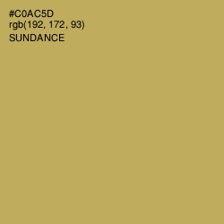 #C0AC5D - Sundance Color Image