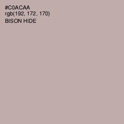 #C0ACAA - Bison Hide Color Image