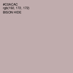 #C0ACAC - Bison Hide Color Image