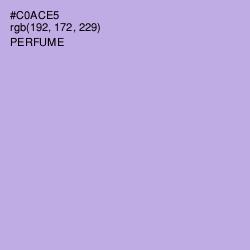 #C0ACE5 - Perfume Color Image